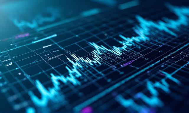 Gráfico digital de blockchain e conexão de dados